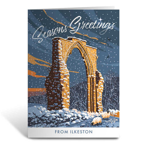 MILXMAS011 - Ilkeston Dale Abbey - Christmas Greeting Card