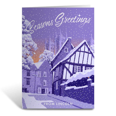 MILXMAS013 - Lincoln - Christmas Greeting Card