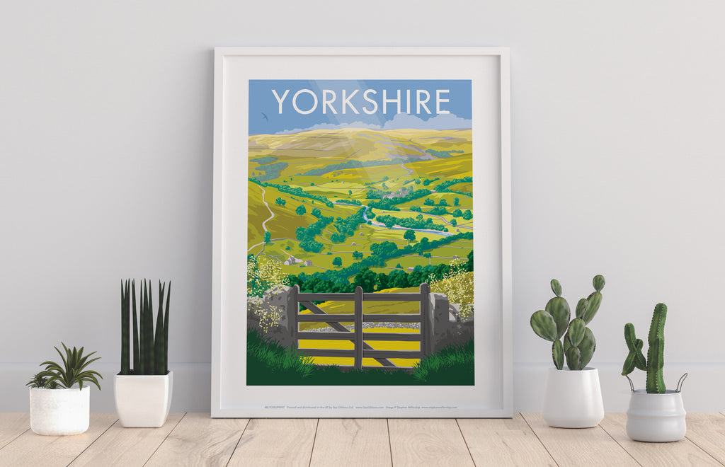 Yorkshire By Artist Stephen Millership - Premium Art Print