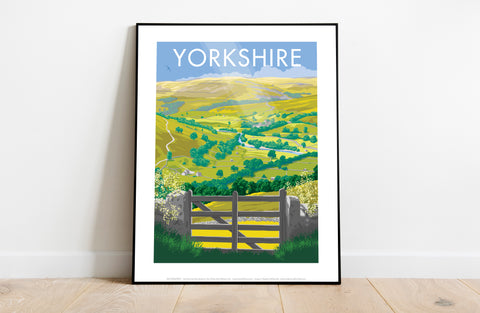 Yorkshire By Artist Stephen Millership - Premium Art Print