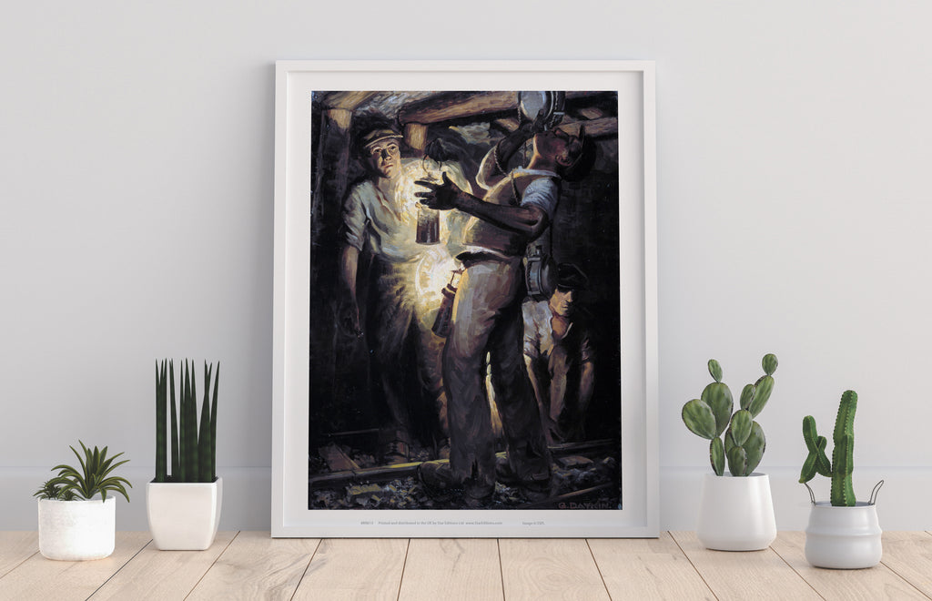 Drinking Miners - 11X14inch Premium Art Print