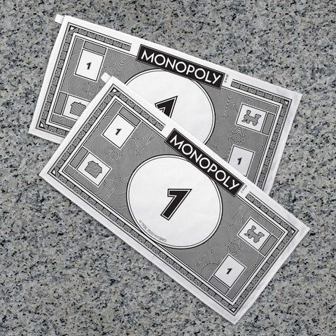 Monopoly Classic Monopoly Money $1 Tea Towel