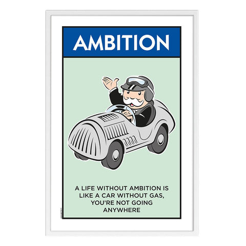 Motivational Ambition - 61x40cm Art Print