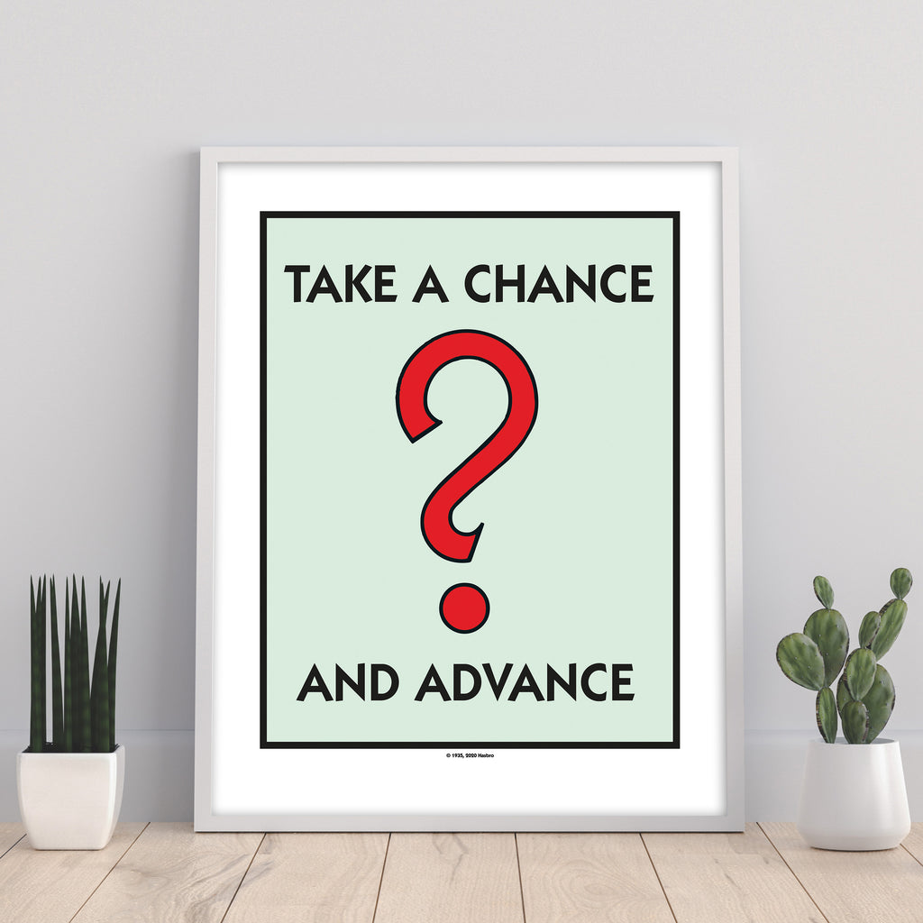 Monopoly Take a chance - 11X14inch Premium Art Print