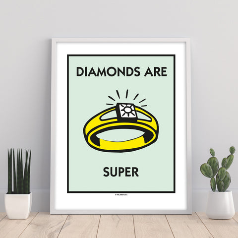 Monopoly Diamonds are Forever - 11X14inch Premium Art Print