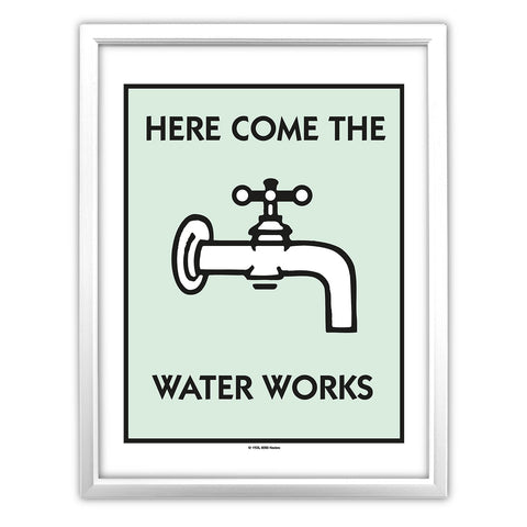 Here Come The Water Works 11x14inch Art Print