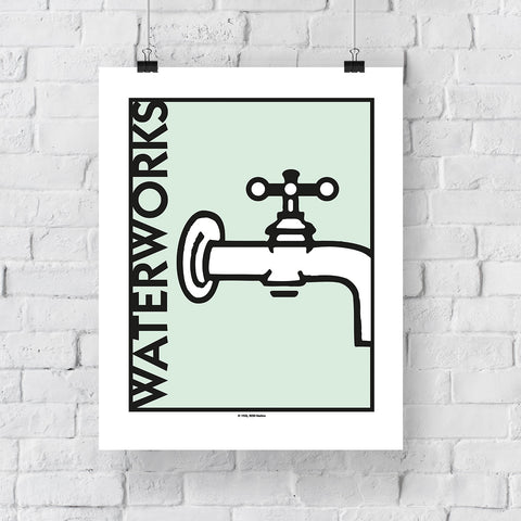 Monopoly Water Works - 11X14inch Premium Art Print