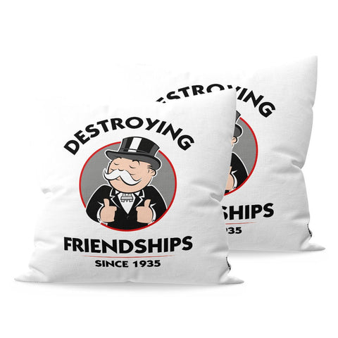 Destroying Friendships Thumbs Up - Fibre Filled Cushion
