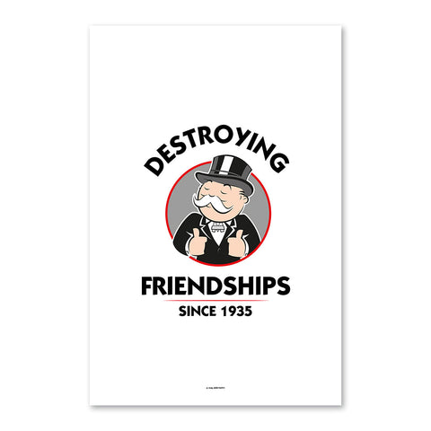 Destroying Friendships Thumbs Up - 61x40cm Art Print