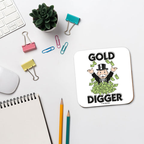 Gold Digger - Cork Coaster
