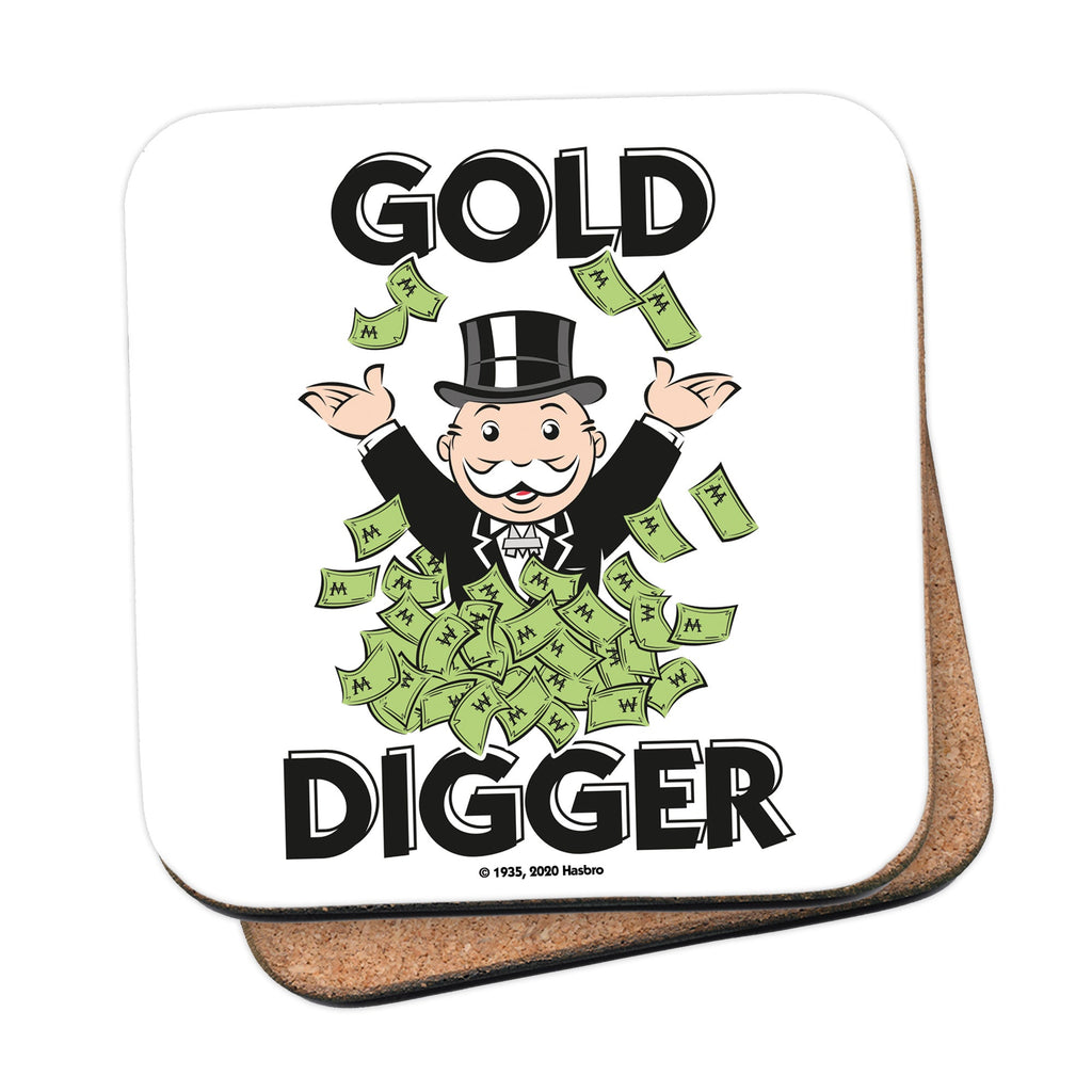 Gold Digger - Cork Coaster