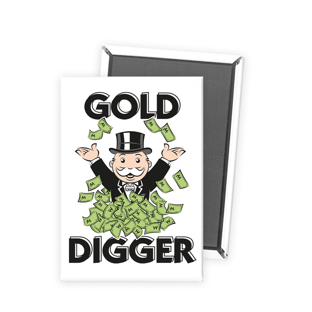 Gold Digger Magnet - Rectangle Magnet