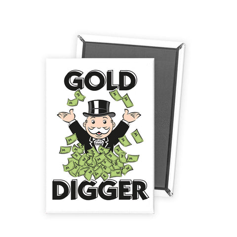 Gold Digger Magnet - Rectangle Magnet