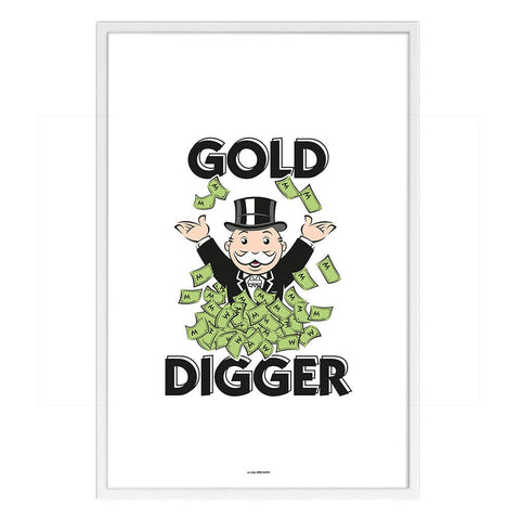 Gold Digger - 61x40cm Art Print