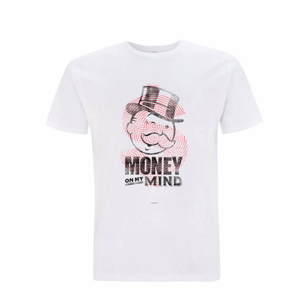 Retro - Money On My Mind - Cotton White T-Shirt