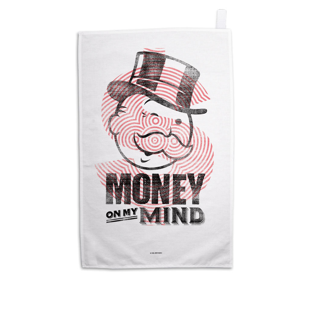 Monopoly Money On My Mind Retro Tea Towel