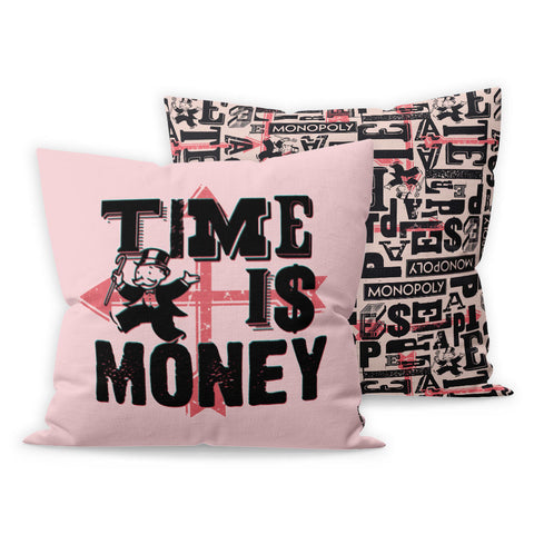 Monopoly Time is Money Cushion