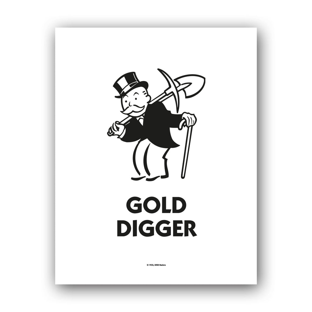 Gold Digger Tools 11x14inch Art Print