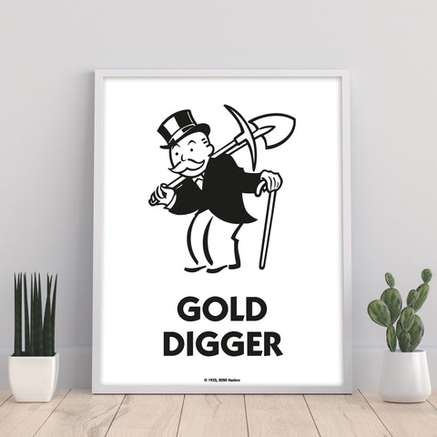 Monopoly Gold Digger Tools - 11X14inch Premium Art Print