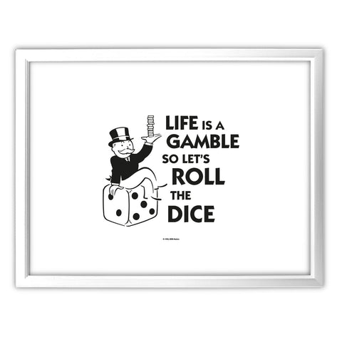 Life is a Gamble Dice 11x14inch Art Print