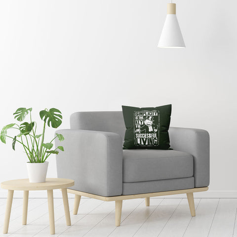 Monopoly Simplicity White Cushion