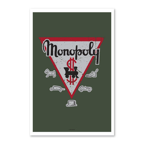 Monopoly Logo Vintage - 61x40cm Art Print