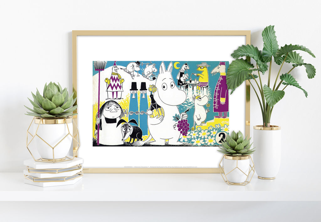 2 Moomin - 11X14inch Premium Art Print