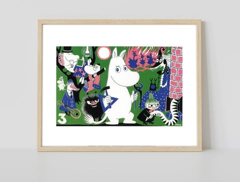 3 Moomin - 11X14inch Premium Art Print