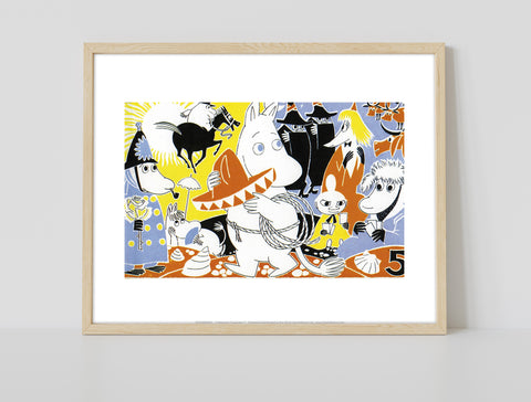 5 Moomin - 11X14inch Premium Art Print