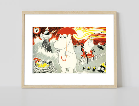 7 Moomin - 11X14inch Premium Art Print
