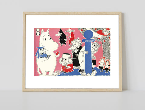 8 Moomin - 11X14inch Premium Art Print