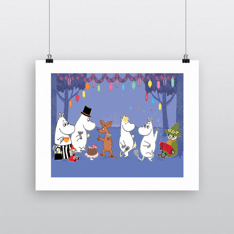 Moomin Party 11x14 Print