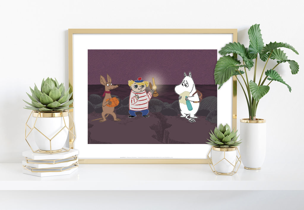 Sniff, Two-Ticky And Moomintroll - 11X14inch Premium Art Print