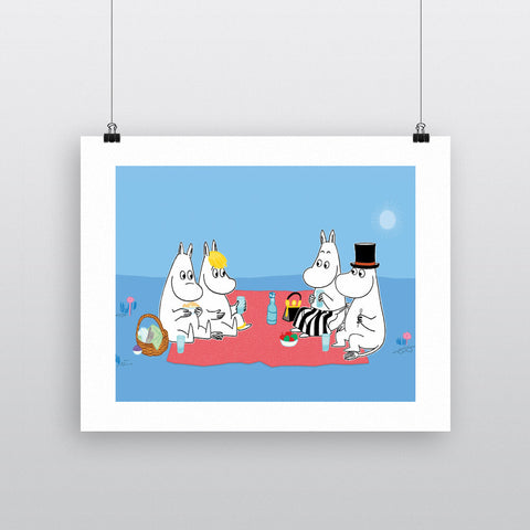 The Moomins have a picnic 11x14 Print