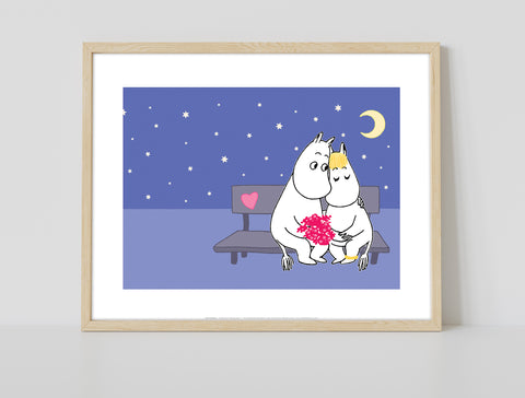 Moomin Love - 11X14inch Premium Art Print