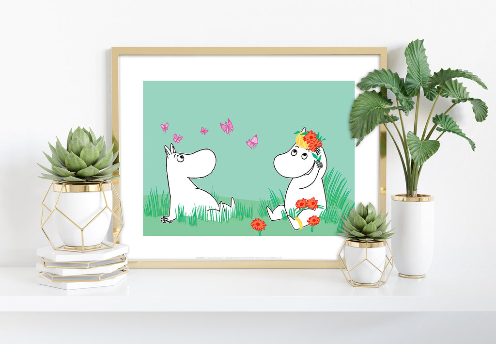 Moomin Date - 11X14inch Premium Art Print