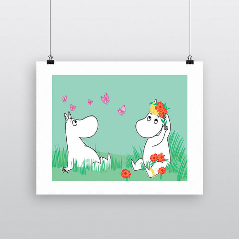 Snorkmaiden and Moomintroll 11x14 Print