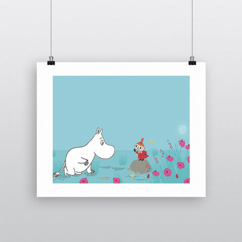 Moomintroll is told off by Little My 11x14 Print
