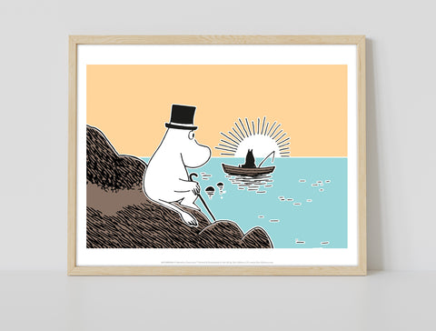 Moomin On The Coast - 11X14inch Premium Art Print