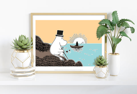 Moomin On The Coast - 11X14inch Premium Art Print