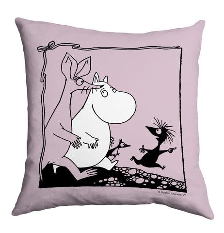 MOOMIN108: Moomin and Sniff. 11x14 Framed Print