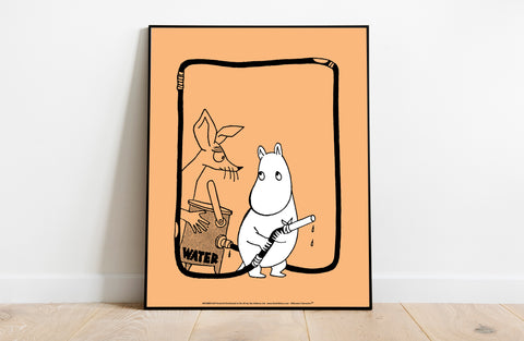 Sniff And Moomin Troll Wioth Water Canister - Art Print