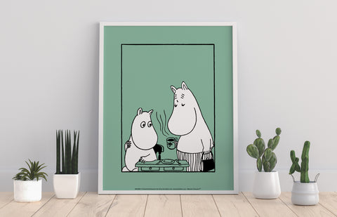 Moominmamma With Moomintrool With Cup Of Tea - Art Print