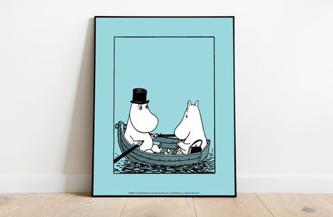 Moomin - Momminpapa And Moomintroll - Premium Art Print