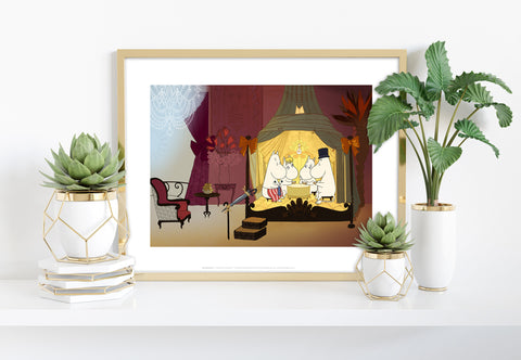 Moomin Tea Party - 11X14inch Premium Art Print