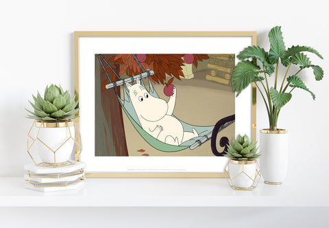 Moomin On A Hamock - 11X14inch Premium Art Print