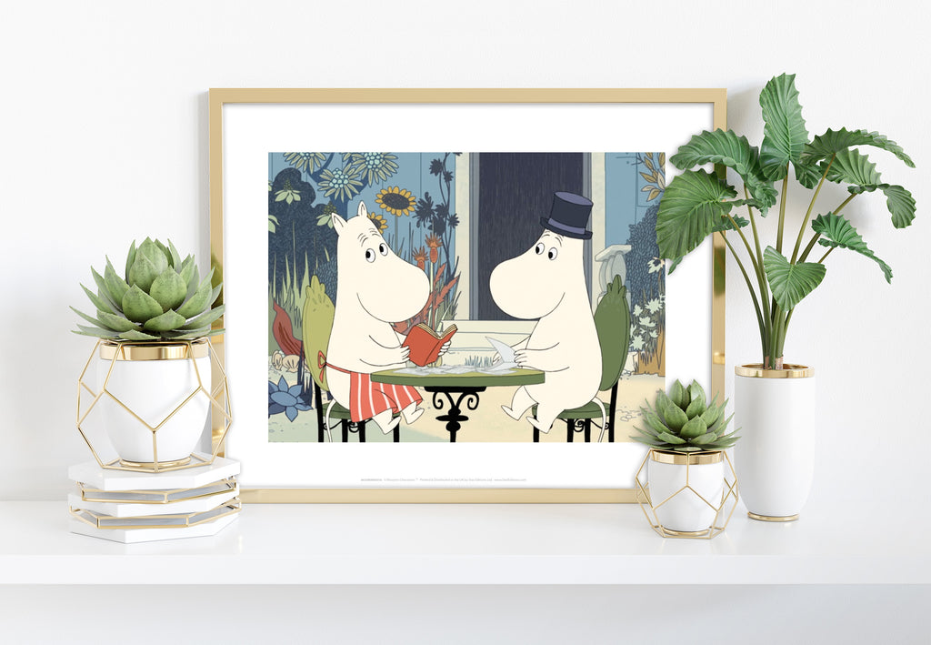 Moomins Read - 11X14inch Premium Art Print