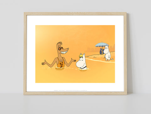 Moomins On Holdiday - 11X14inch Premium Art Print