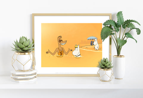 Moomins On Holdiday - 11X14inch Premium Art Print