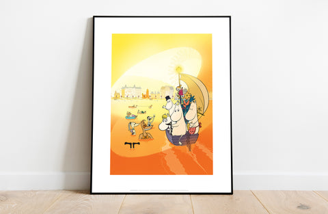 Moomin - Characters In A Boat - 11X14inch Premium Art Print